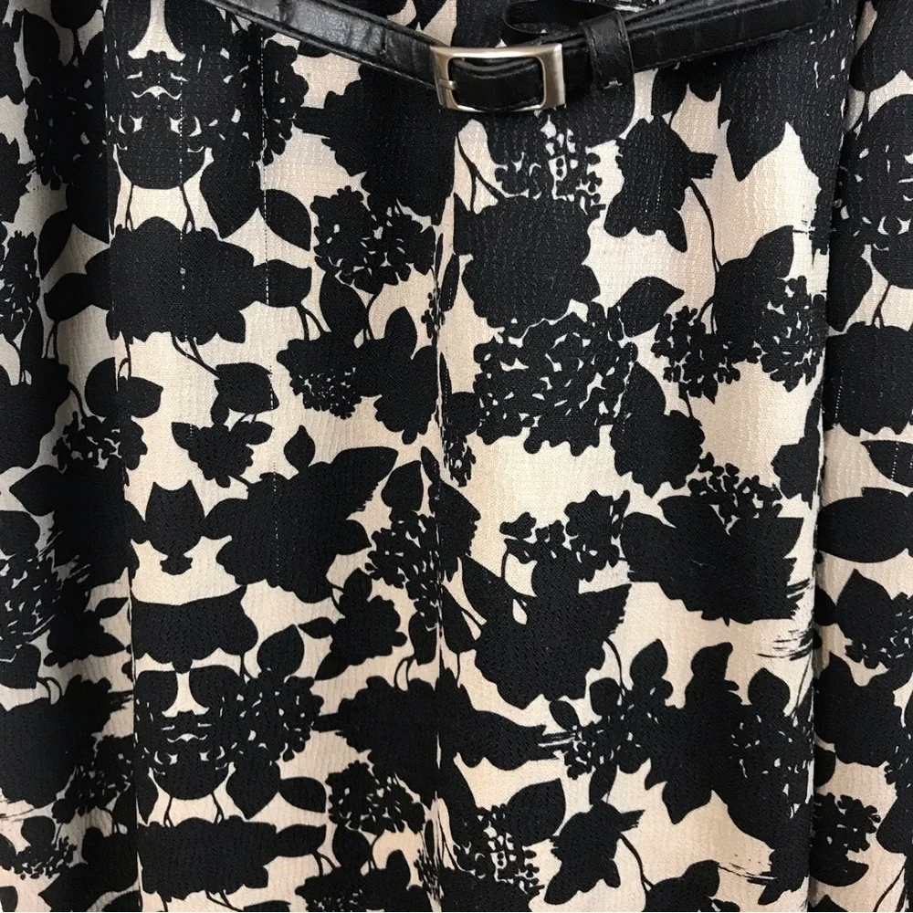 Gabby Skye Tan/Black Mixed Print Dress - Picture 14 of 16
